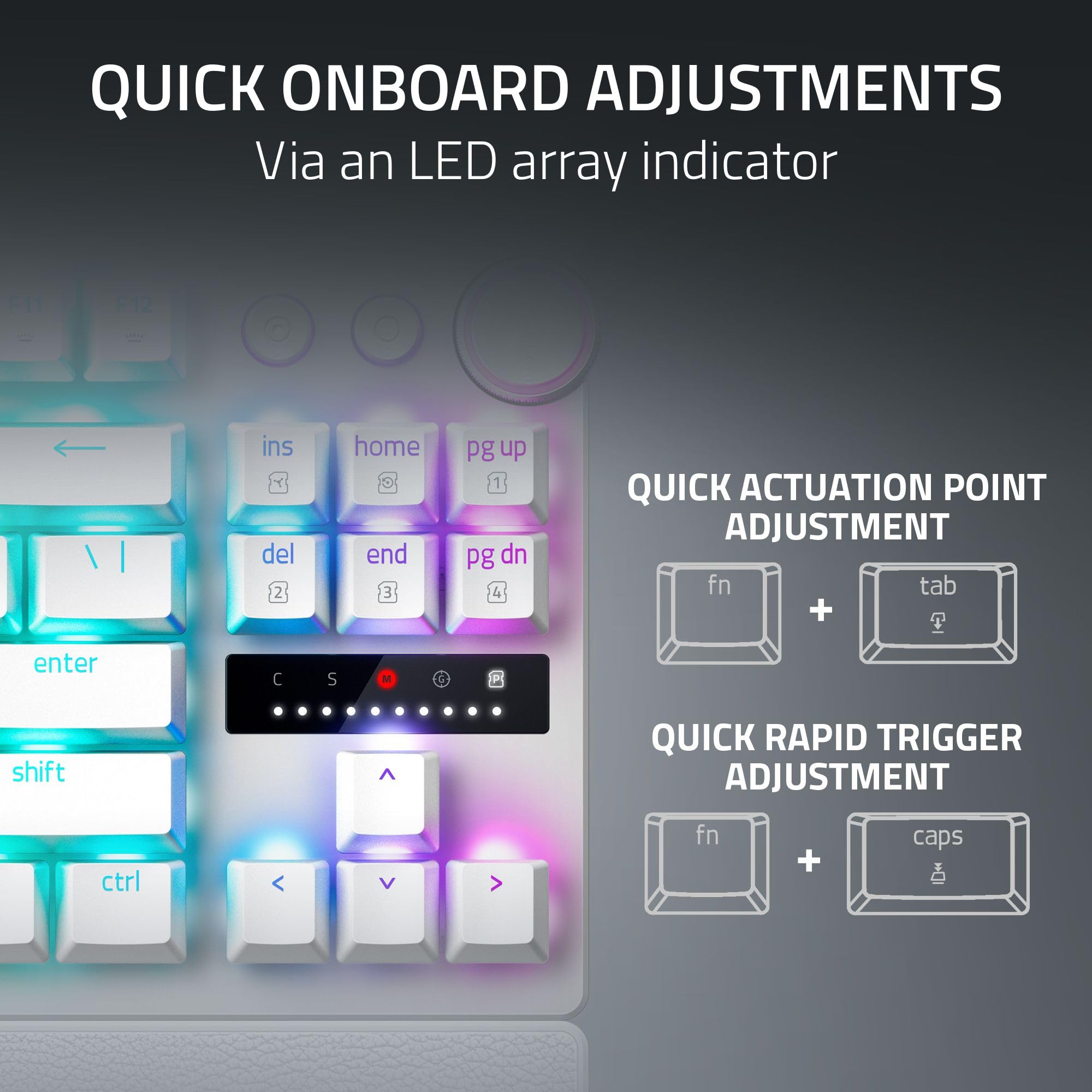 Razer Huntsman V3 Pro Tenkeyless - Teclado óptico analógico para